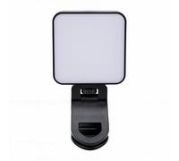 Yechiry Lampe à Selfie Magnétique Portable, Lumière de Remplissage LED Rotative et Pliable |Lampe Vidéo Rechargeable à Clipser pour Téléphone, Ordinateur, Ordinateur Portable, Appel Zoom et