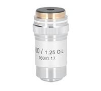 Yechiry Lentille de Microscope à Objectif Achromatique 100X Haute Puissance pour Une Observation de Précision Compatible avec la Norme RMS 20.2mm