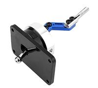 Yechiry Levier de Changement de Vitesse à Courte Portée en Alliage D'aluminium CNC, Conception Ergonomique Adaptée à pour 83-04, Levier de Vitesse élégant, Finition Noire Durable (BLUE)