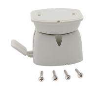 Yechiry Loquet de Porte pour Camping-Car, Support de Porte en Nylon, Loquet de avec Conception Silencieuse et Fonction de Crochet, Idéal pour Camping-Car, Remorque, Bateau, Maison (White)