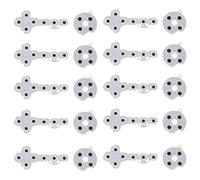 Yechiry Lot de 10 Coussinets en Caoutchouc Conducteur, Conçus pour la Manette de Jeu, les Pièces de la Console de Jeu, Protègent la Manette contre les Dommages, Prise Confortable pour un