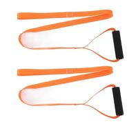 Yechiry Lot de 2 Cordes de Traction Portables pour Cerf avec Poignée Confortable pour Un Transport Facile - Idéal pour Traîner des Cerfs ou d'autres équipements Lourds - Longueur de 4,92 Pieds en