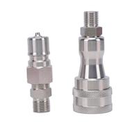 Yechiry M14 vers Adaptateur de Connexion Hydraulique Rapide | Acier inoxydable, conception à connexion rapide, compatible avec les mini-pelles AGT, construction durable, fuite minimale