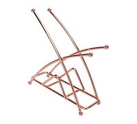 Yechiry Magnifique Porte-serviettes en Métal Brillant de Haute qualité, Support Lourd de Grande capacité, Support de Conception élargi à Fond épais pour Cuisine, Table à Manger, Comptoir de (Or Rosé)