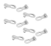 Yechiry Maillon Manquant de Vélo, Maillon de Chaîne de Vélo en Acier Réutilisable à Dégagement Rapide, 5 Paires de Maillons de Chaîne avec Construction Durable, Idéal pour les Chaînes à 6, 7, 8, 9,