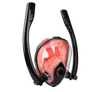 Yechiry Masque de Plongée en Silicone, Masque de Plongée en Apnée étanche, Tube Respiratoire Réglable avec Tuyau d'aspiration d'air Rotatif à 360 Degrés, Idéal pour la Natation sous-Marine et la