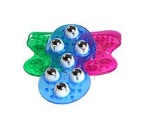 Yechiry Masseur à Billes Roulantes à Sept Perles, Boules de Massage en Forme de Paume, Masseur Manuel à Rotation à 360 Degrés pour le Cou, les Bras, la Taille, les Semelles et les Jambes, PVC en