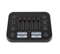 Yechiry Mélangeur de Son de Jeu PC RVB, Table de Mixage DJ pour Enregistrement, Modes de Changement de Voix d'alimentation 48 V, 4 Coussinets de Son, 12 Préréglages de Réverbération, Entrées