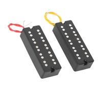 Yechiry Micro de Guitare Basse à 5 Cordes, Micro de Guitare électrique Humbucker de Style Ouvert avec Volume et tonalité Réglables, pour Remplacement ou Mise à Niveau de Basse électrique