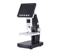 Yechiry Microscope électronique, Microscope à Soudure LCD 1080p avec écran de 4,3 Pouces et 8 Lumières LED, Numérique 50-1000X avec Objectif HD 2MP pour Les Circuits Imprimés des Plantes Animals