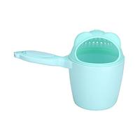 Yechiry Mignon bébé Shampooing Tasse Poisson Conception Cheveux Rinçage Protection pour Enfants Facile à Nettoyer PP Matériel (GREEN)
