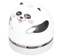 Yechiry Mini Aspirateur de Bureau en Forme d'animal Mignon, Collecteur de Poussière avec Forte Puissance D'aspiration pour Enfants, Conception Portable, ABS Léger (Panda)