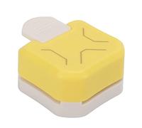 Yechiry Mini Cartes Perforées pour Machine à Angle Droit en Carton Jaune, Coupe à Angle Droit