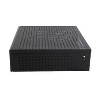 Yechiry Mini Coque D'ordinateur ITX avec Un Design Noir Exquis, Bonne Dissipation Thermique pour Les Ordinateurs Vidéo Domestiques, Matériau SECC 210mm