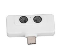 Yechiry Mini de Téléphone, Microphone Omnidirectionnel d'enregistrement Hi-FI, Microphone Plug and Play de Type C, Idéal pour Les Smartphones, Tablettes, Appareils Photo et Ordinateurs (White)