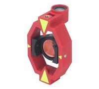 Yechiry Mini Ensemble de Prismes avec 4 Pôles, Outils d'arpentage pour Instruments de Station Totale, Prisme de 1 Po de Diamètre avec Kit de Pôles de Prisme Décalés pour l'arpentage des Terres