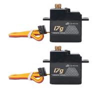 Yechiry Mini Servo Numérique, Servo à Engrenages en Alliage d'aluminium Haute Performance, combiné d'Engrenages de Précision avec Un Fonctionnement Fluide, Idéal pour Les Voitures RC, Les Bateaux