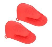 Yechiry Mini-Silicone Gluts de Four, de Chaleur épaissis de 2pcs, avec Poignée Anti-Glissement, Cuisson Protectrice, Mitaines de Cuisson pour Cuisine, Barbecue, Utilisation de la Friteuse à Air