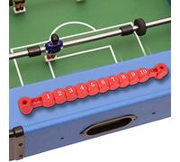 Yechiry Mini Tableau de Bord Multifonction Bleu Rouge pour Jeu de Baby-Foot, 2 Pièces pour Les Amateurs de Sport, Plastique 12,1 Pouces