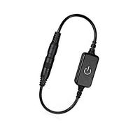 Yechiry Mini Variateur Tactile LED, Contrôleur de luminosité de la Lumière LED 12-24 V 4 A, Variateur à Revêtement Antidérapant avec Commande Tactile, Idéal pour Bande, Applique Murale