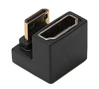 Yechiry Mini vers Adaptateur Convertisseur Mâle vers Femelle 180 Degrés en Forme de U, 8K @ 60 Hz 48 Gbps 4K @ 120 Hz Compatible avec Ordinateur Portable, Appareil Photo et Moniteur 4 PC