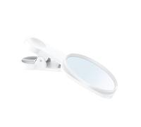 Yechiry Miroir Selfie, Caméra Arrière BT Télécommande Selfie Vlog Miroir de Flux en Direct, de Voyage Portable Compact et Léger, Idéal pour Les Amateurs de (White)