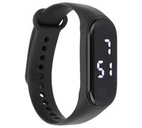 Yechiry Montre de Sport Numérique à LED, Bracelet en Silicone Minimaliste et élégant, Mouvement électronique pour étudiant, Affichage Miroir en Plastique pour la Course à Pied, Les Voyages (1,2 Cm,