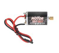 Yechiry Moteur à Bagues 7,2 V 180, Moteur RC à Faible Bruit et à Haute Torsion en Cuivre et Fer avec Aimants à Roulements Scellés, pour Chenille 1 18 (80T)