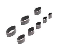 Yechiry Moule de Poinçonnage en Cuir Polyvalent, Ensemble de 8 Matrices de Découpe pour Projets Créatifs de Portefeuille et de Ceinture