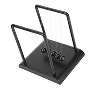 Yechiry Newton's Cradle Balance Balls Jouet de Bureau Intelligent pour la Décoration de la Maison et du Bureau, 17,8 X 14,8 X 18 Cm, Acier et Plastique