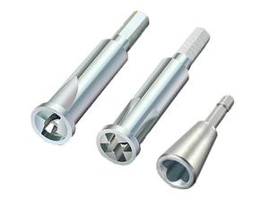 Yechiry Outil de Fil 3 Pièces pour Perceuse, Outil à Tige Hexagonale de 6 Mm Haute Vitesse en Acier au Carbone, de Câblage 9 22 AWG avec compatibilité de Perceuse, Idéal pour le Câblage de Chantier