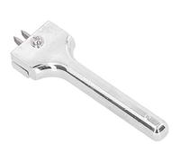 Yechiry Outil de Perforateur à Fourche D'installation de Bouton Magnétique, Conception Réglable et Ergonomique pour L'artisanat du Cuir, Matériau en Acier Inoxydable, 1 unité (SILVER)