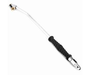 Yechiry Outil de Réparation de Pneu de Tige de Remplissage Rapide de Voiture Gonflable pour la Conception à Double Usage en Alliage de Zinc chromé 15.3 Pouces pour Le Gonflage des Pneus