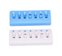 Yechiry Outil de Suivi des Médicaments Réutilisables en ABS, 2 Pièces, 5,8x2,2 Cm