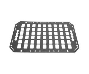 Yechiry Panneau Molle de Lit de Camion, Panneau de Lit Latéral en Aluminium 483 X 273 X 2 Mm pour Berlines, SUV, Pickups, Camping-Cars, Remorques, Support de Rangement Mural pour Outils, pour Rail