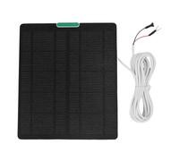 Yechiry Panneau Solaire 10W pour Caméra de sécurité, Chargeur Monocristallin avec Revêtement ETFE, Conception Résistante aux Intempéries pour Sonnette Vidéo Extérieure, Appareil Domestique