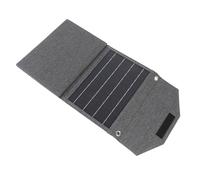 Yechiry Panneau Solaire Portable 80 W, Chargeur Solaire Monocristallin Pliable, Chargeur 2 Ports USB avec IP44 pour Le Camping, la Randonnée et l'extérieur, Téléphone, Tablette et Ordinateur