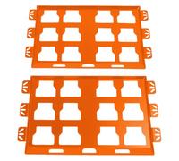 Yechiry Paquet de 2 Plaques de Montage, Organisateur de Boîte à Outils en Acier Inoxydable avec Mécanisme de Verrouillage pour Un Stockage sécurisé des Outils, capacité de 100 LB