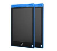 Yechiry Paquet de 2 Tableaux D'écriture électroniques de 8,5 Pouces, Bloc de Dessin LCD Vibrant pour Enfants, adapté aux Activités à la Maison, au Bureau et à L'école (BLUE)