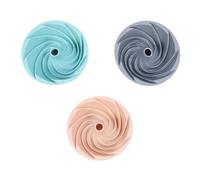 Yechiry Pas à Gâteau Ronds, Poêle Pain cannelé en Silicone, pour les Gâteaux à Cuisson des Desserts de Pain avec un Enrobage sans Bâton Four