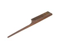 Yechiry Peigne à Queue de Rat en Bois de Santal avec Dents Rondes Fait à la Main pour le Coiffage des Cheveux et de la Barbe et la Prévention des Enchevêtrements