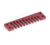 Yechiry Peigne Harmonica en Alliage D'aluminium, Caractéristiques de Support Améliorées pour Marine Band Crossover, 1 Paquet (rouge)