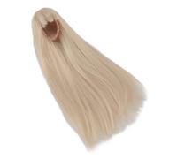 Yechiry Perruque Longue et Droite de Poupée, Perruque de Cheveux Synthétiques à Frange Droite, de Cuir Chevelu simulé pour Poupées à l'échelle 1/4, Tour de Tête de 18,5 à 21 Cm (#1)
