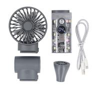 Yechiry Petit Souffleur à Jet, Plusieurs Vitesses de Ventilation Plastique Portable 2 en 1 Portable Bureau Ventilateur Dépoussiérant électrique pour Pc Clavier Extérieur Sports