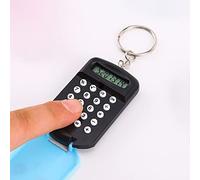 Yechiry Petite Calculatrice, Mini Calculatrice électronique Portable en Plastique Facile à Transporter, sans Odeur avec Batterie Intégrée, Idéale pour Les étudiants et Les Enfants (Black)
