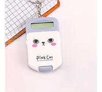 Yechiry Petite Calculatrice, Mini Calculatrice électronique Portable en Plastique Facile à Transporter, sans Odeur avec Batterie Intégrée, Idéale pour Les étudiants et Les Enfants (Gray)
