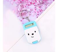 Yechiry Petite Calculatrice, Mini Calculatrice électronique Portable en Plastique Facile à Transporter, sans Odeur avec Batterie Intégrée, Idéale pour Les étudiants et Les Enfants (Blue)