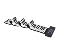 Yechiry Piano Enroulable 88 Touches, 128 Tons, Rythmes, Piano électronique à Main, à Affichage LED avec Fonction MIDI, Idéal pour les Enfants, les Débutants et les Cadeaux