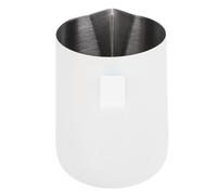 Yechiry Pichet à Mousse de Lait de 20 Oz, Pichet à Vapeur en Acier Inoxydable, à café Cappuccino Latte avec échelle de Mesure, Idéal pour les Outils de Bar à café et de Barista (WHITE)