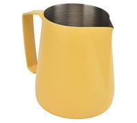Yechiry Pichet à Mousse de Lait, Tasse à café en Acier Inoxydable 304, Pichet à Bec Aquiline, d'une capacité de 450 Ml, Idéal pour Machine à café et (YELLOW)